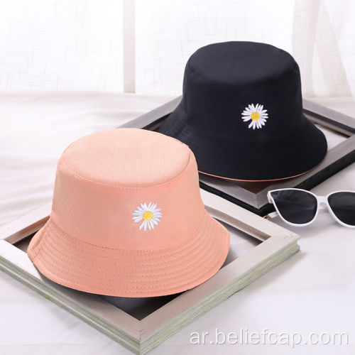 100 ٪ قبعة دلو القطن للجنسين دلو قبعة الشاطئ